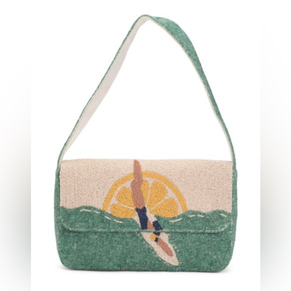 T.J.Maxx Handbags - TJ Maxx Beaded Lemon Swimmer Shoulder Bag Viral TikTok Purse Marshalls OS NWT